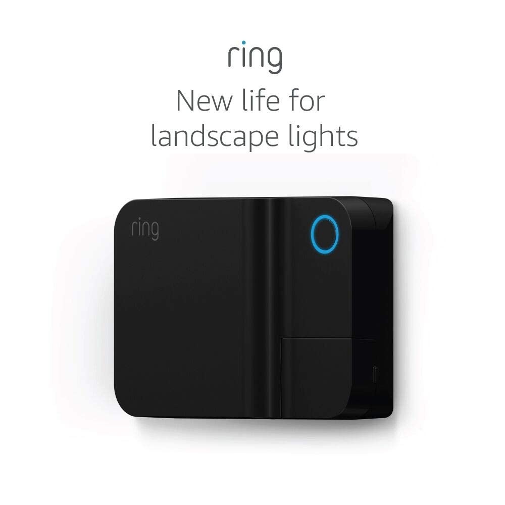 image:imageRing Transformer  Lowvoltage transformer that connects nonRing smart lights to Ring app works with Amazon Sidewalk BlackTransformer