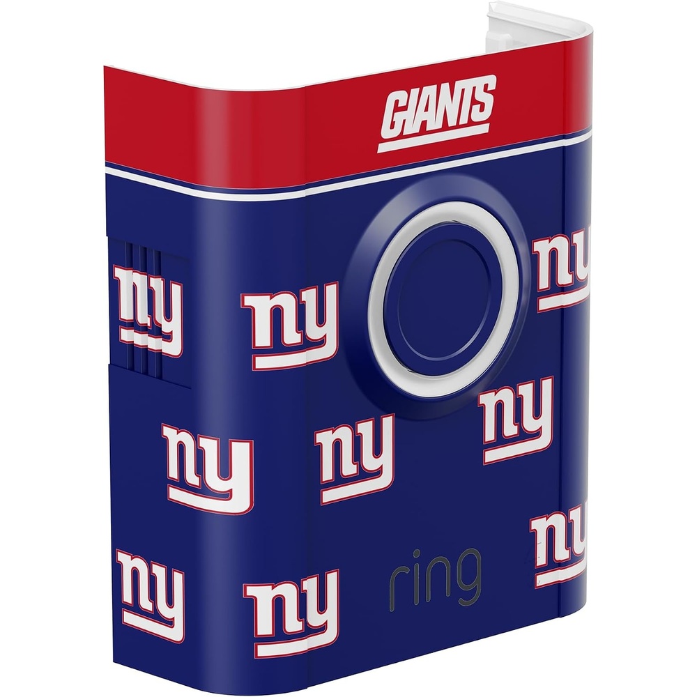image:imageAllNew Limited Edition Official NFL Faceplate for Ring Doorbells  Video Doorbell 3 Video Doorbell 3 Plus Video Doorbell 4 Battery Doorbell Plus and Battery Doorbell Pro  Los Angeles RamsNew York Giants