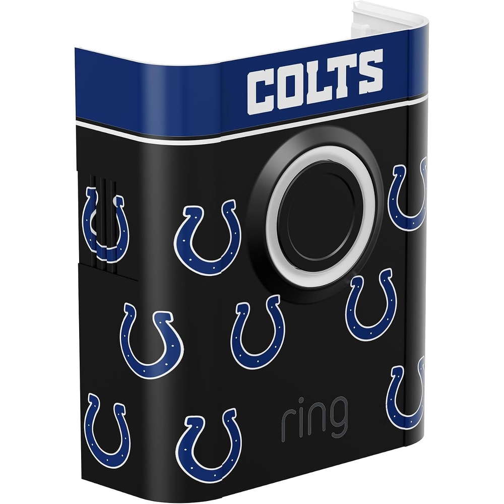 image:imageAllNew Limited Edition Official NFL Faceplate for Ring Doorbells  Video Doorbell 3 Video Doorbell 3 Plus Video Doorbell 4 Battery Doorbell Plus and Battery Doorbell Pro  Los Angeles RamsIndianapolis Colts