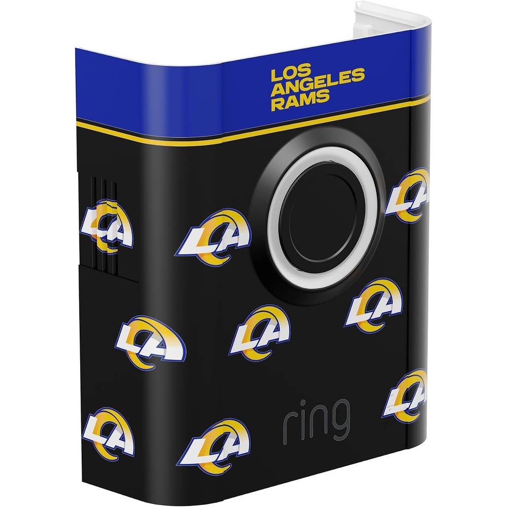 image:imageAllNew Limited Edition Official NFL Faceplate for Ring Doorbells  Video Doorbell 3 Video Doorbell 3 Plus Video Doorbell 4 Battery Doorbell Plus and Battery Doorbell Pro  Los Angeles RamsLos Angeles Rams