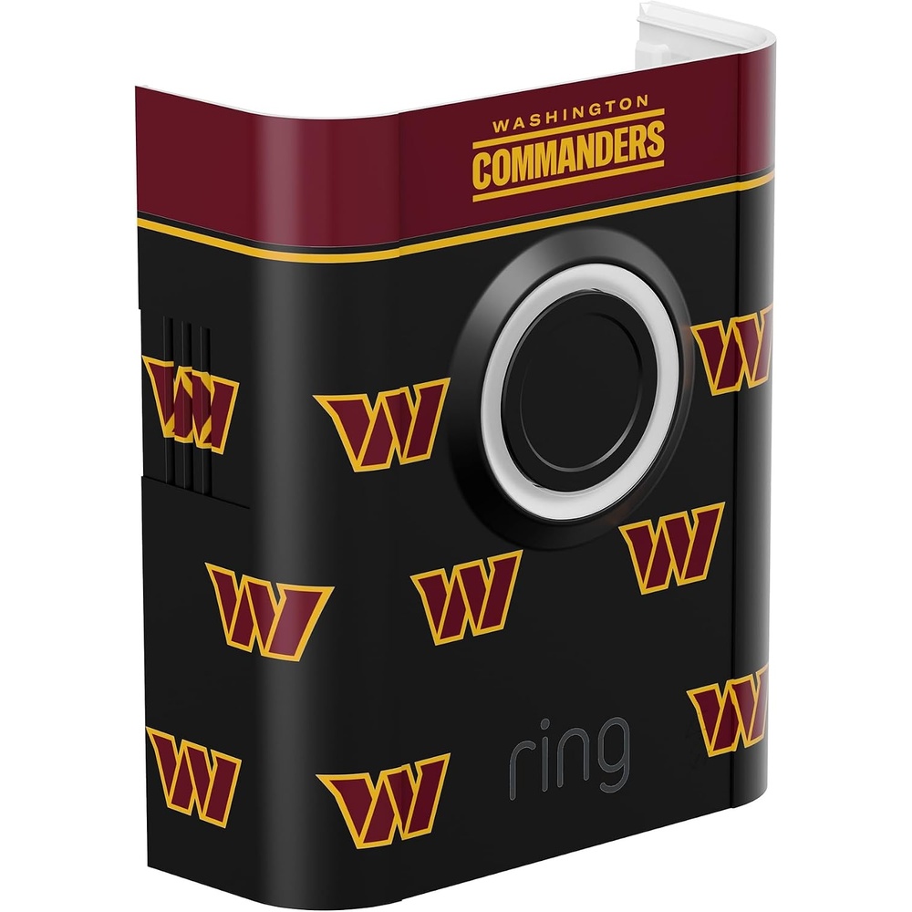 image:imageAllNew Limited Edition Official NFL Faceplate for Ring Doorbells  Video Doorbell 3 Video Doorbell 3 Plus Video Doorbell 4 Battery Doorbell Plus and Battery Doorbell Pro  Los Angeles RamsWashington Commanders