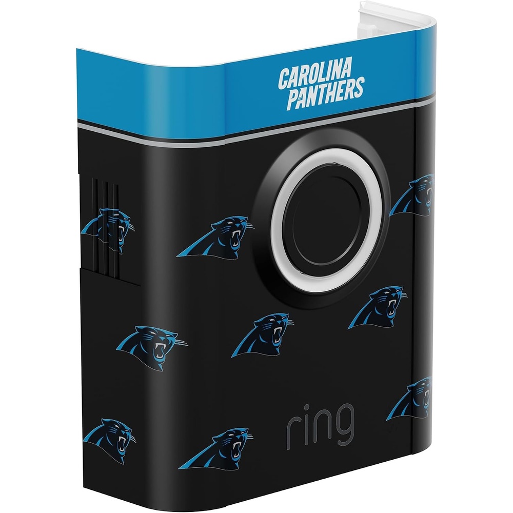 image:imageAllNew Limited Edition Official NFL Faceplate for Ring Doorbells  Video Doorbell 3 Video Doorbell 3 Plus Video Doorbell 4 Battery Doorbell Plus and Battery Doorbell Pro  Los Angeles RamsCarolina Panthers