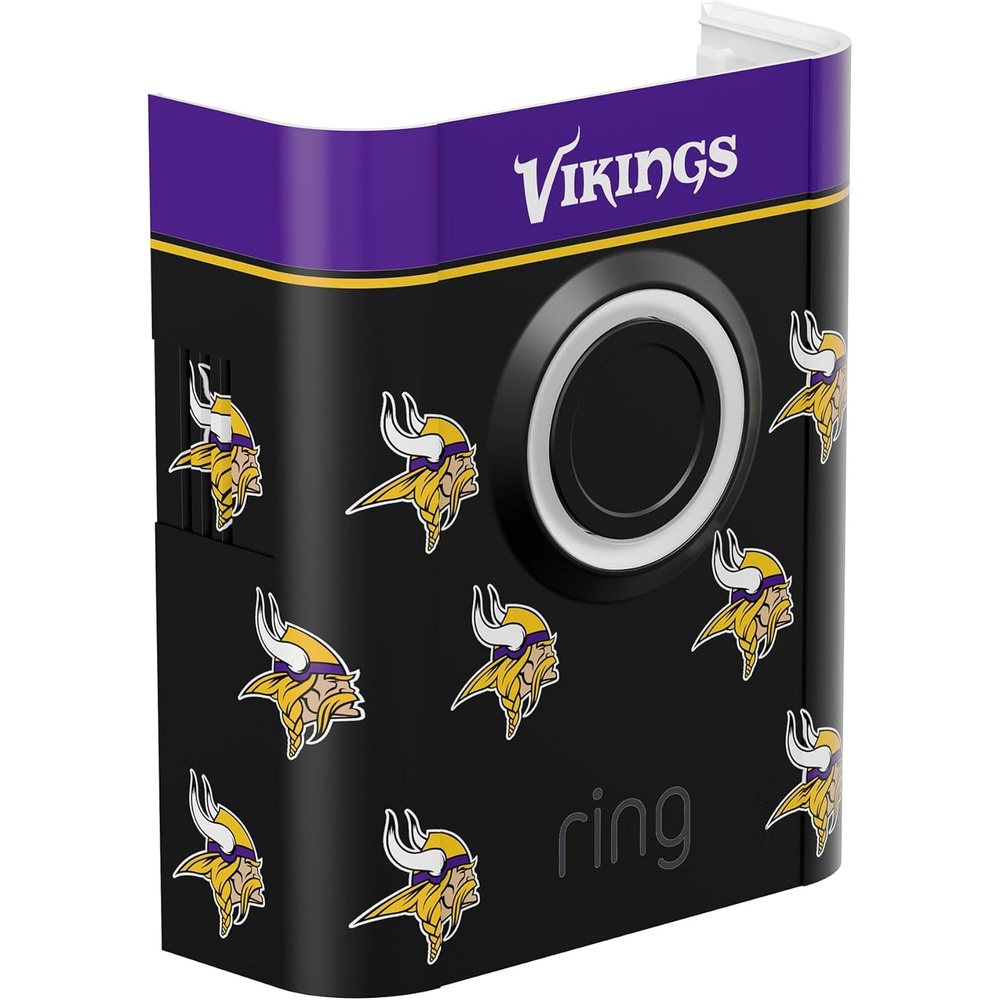 image:imageAllNew Limited Edition Official NFL Faceplate for Ring Doorbells  Video Doorbell 3 Video Doorbell 3 Plus Video Doorbell 4 Battery Doorbell Plus and Battery Doorbell Pro  Los Angeles RamsMinnesota Vikings