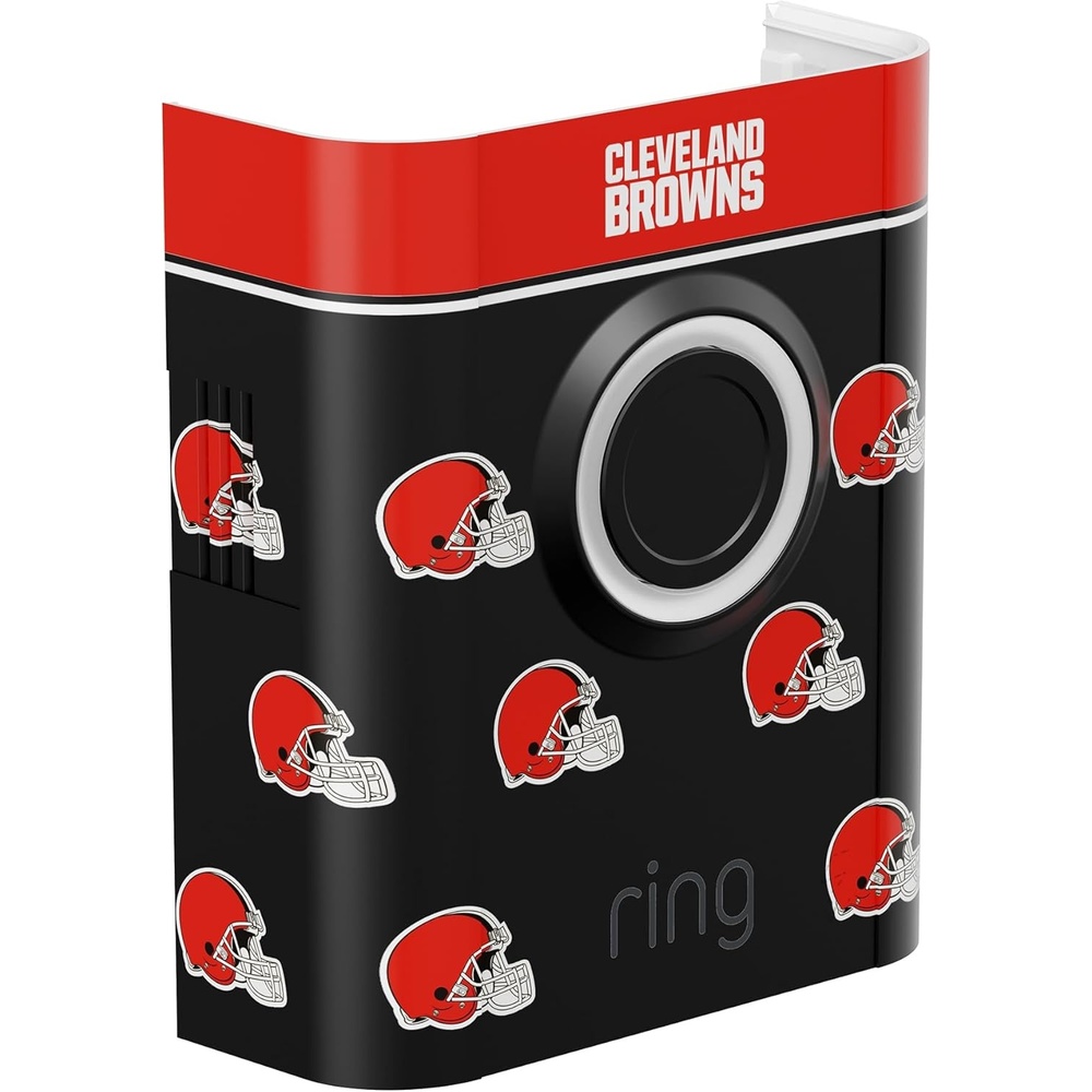 image:imageAllNew Limited Edition Official NFL Faceplate for Ring Doorbells  Video Doorbell 3 Video Doorbell 3 Plus Video Doorbell 4 Battery Doorbell Plus and Battery Doorbell Pro  Los Angeles RamsCleveland Browns
