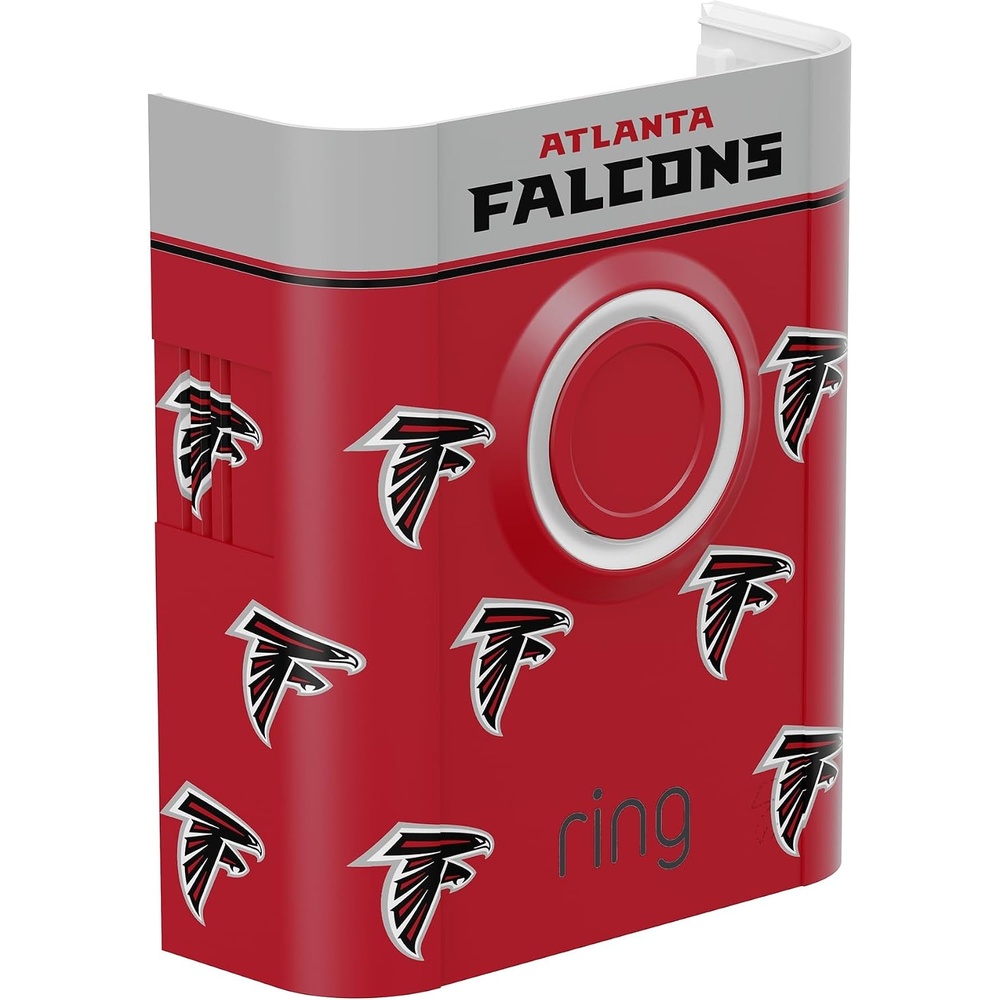 image:imageAllNew Limited Edition Official NFL Faceplate for Ring Doorbells  Video Doorbell 3 Video Doorbell 3 Plus Video Doorbell 4 Battery Doorbell Plus and Battery Doorbell Pro  Los Angeles RamsAtlanta Falcons