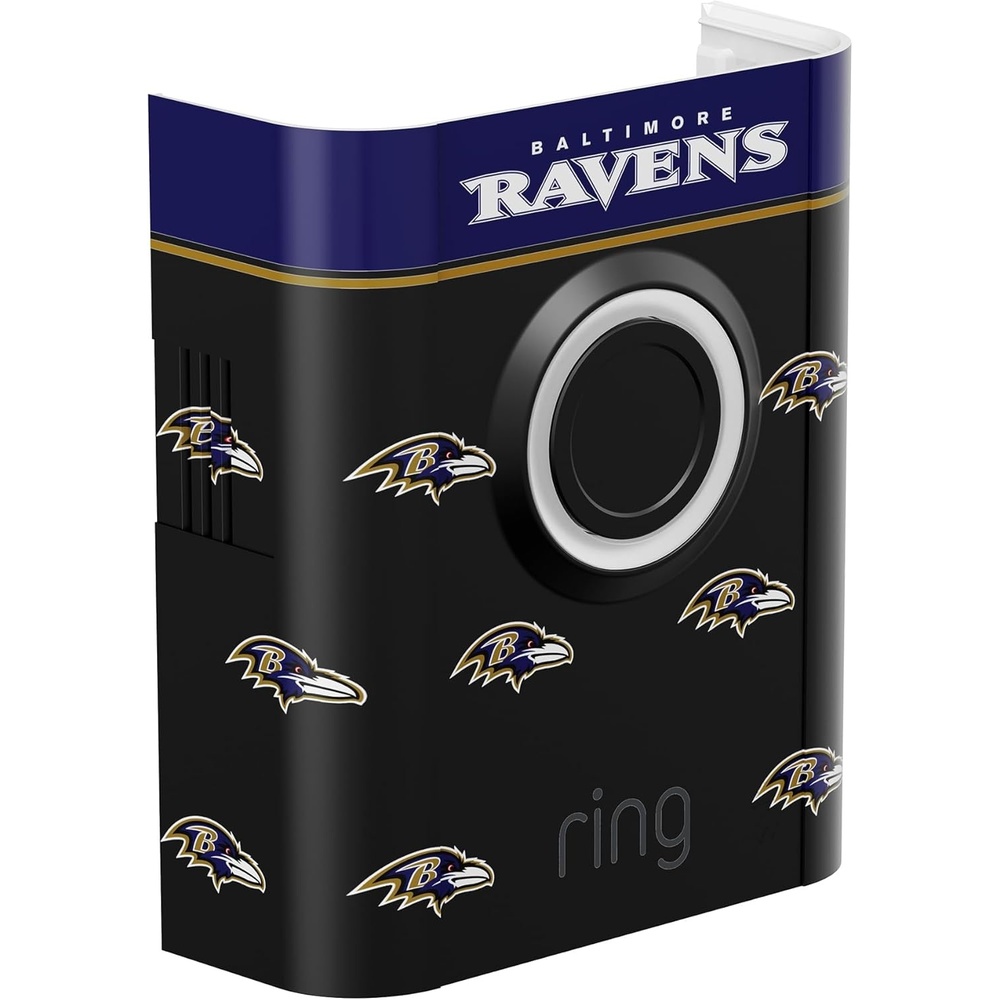 image:imageAllNew Limited Edition Official NFL Faceplate for Ring Doorbells  Video Doorbell 3 Video Doorbell 3 Plus Video Doorbell 4 Battery Doorbell Plus and Battery Doorbell Pro  Los Angeles RamsBaltimore Ravens