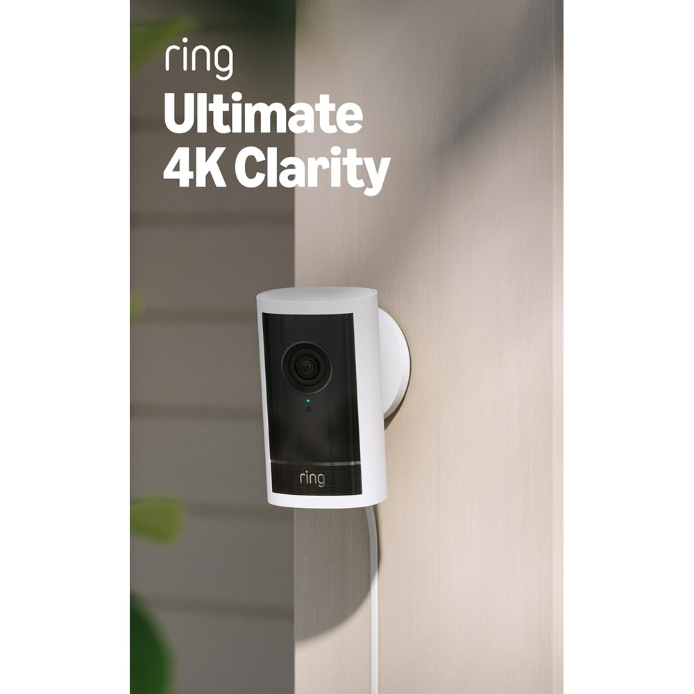 image:imageRing Outdoor Cam Pro PlugIn Newest Model White with Spotlight Cam Pro PlugIn Newest Model White
