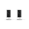 image:imageRing Indoor Cam Plus newest model Home or business security Retinal 2K for crisp truetolife video quality 4x Enhanced Zoom LowLight Sight 2pack WhiteWhite