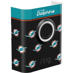 All-New Limited Edition, Official NFL Faceplate for Ring Doorbells – Video Doorbell 3, Video Doorbell 3 Plus, Video Doorbell 4, Battery Doorbell Plus, and Battery Doorbell Pro | Los Angeles Rams(Miami Dolphins)