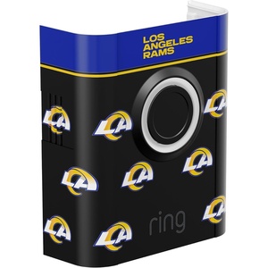 All-New Limited Edition, Official NFL Faceplate for Ring Doorbells – Video Doorbell 3, Video Doorbell 3 Plus, Video Doorbell 4, Battery Doorbell Plus, and Battery Doorbell Pro | Los Angeles Rams(Los Angeles Rams)
