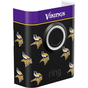 All-New Limited Edition, Official NFL Faceplate for Ring Doorbells – Video Doorbell 3, Video Doorbell 3 Plus, Video Doorbell 4, Battery Doorbell Plus, and Battery Doorbell Pro | Los Angeles Rams(Minnesota Vikings)
