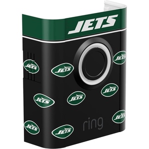 All-New Limited Edition, Official NFL Faceplate for Ring Doorbells – Video Doorbell 3, Video Doorbell 3 Plus, Video Doorbell 4, Battery Doorbell Plus, and Battery Doorbell Pro | Los Angeles Rams(New York Jets)