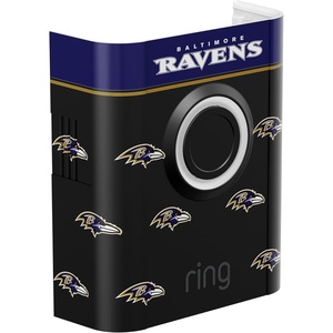 All-New Limited Edition, Official NFL Faceplate for Ring Doorbells – Video Doorbell 3, Video Doorbell 3 Plus, Video Doorbell 4, Battery Doorbell Plus, and Battery Doorbell Pro | Los Angeles Rams(Baltimore Ravens)