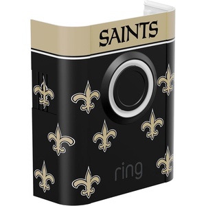 All-New Limited Edition, Official NFL Faceplate for Ring Doorbells – Video Doorbell 3, Video Doorbell 3 Plus, Video Doorbell 4, Battery Doorbell Plus, and Battery Doorbell Pro | Los Angeles Rams(New Orleans Saints)