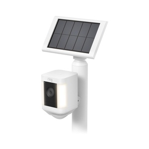 All-New Ring Stake Mount for Cameras and Solar Panels with Ring Solar Panel (2nd Generation), 4W for Stick Up Cam, Stick Up Cam Pro, Spotlight Cam Plus, Spotlight Cam Pro, White