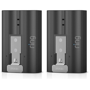 Quick Release Battery Pack — Compatible with all battery-powered Ring Cameras and Ring Doorbells(One size (Pack of 2))
