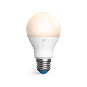 Ring A19 Smart LED Bulb — Energy-efficient with 800 lumens of white light, works with Amazon Sidewalk, White(A19 Smart LED Bulb)