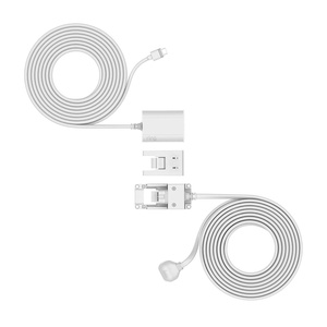 Ring Indoor/Outdoor Power Adapter (USB-C) for Outdoor Cam Plus, Stick Up Cam Pro, Spotlight Cam Plus, Spotlight Cam Pro – Black(White)