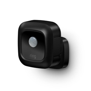 Ring Motion Sensor — Battery-powered outdoor sensor for Ring smart lights, works with Amazon Sidewalk, Black(Black)