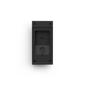 Ring Surface Mount Box for Wired Doorbell Elite (2nd Gen), Black – weather-resistant mounting solution for PoE, no in-wall cutting required