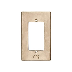 Ring Video Doorbell Elite Faceplate – Silicon Bronze Light(Silicon Bronze Light)