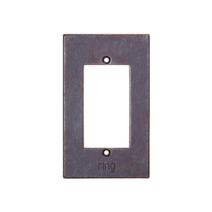 Ring Video Doorbell Elite Faceplate – Silicon Bronze Light(Silicon Bronze Rust)