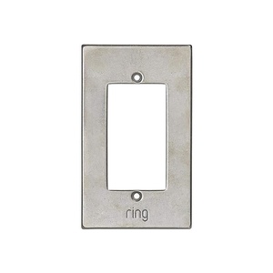Ring Video Doorbell Elite Faceplate – Silicon Bronze Light(White Bronze Light)