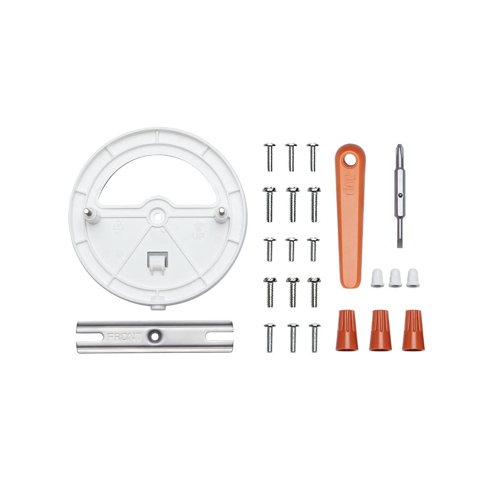 image:imageRing Spare Parts Kit for Floodlight Cam Wired Pro BlackWhite