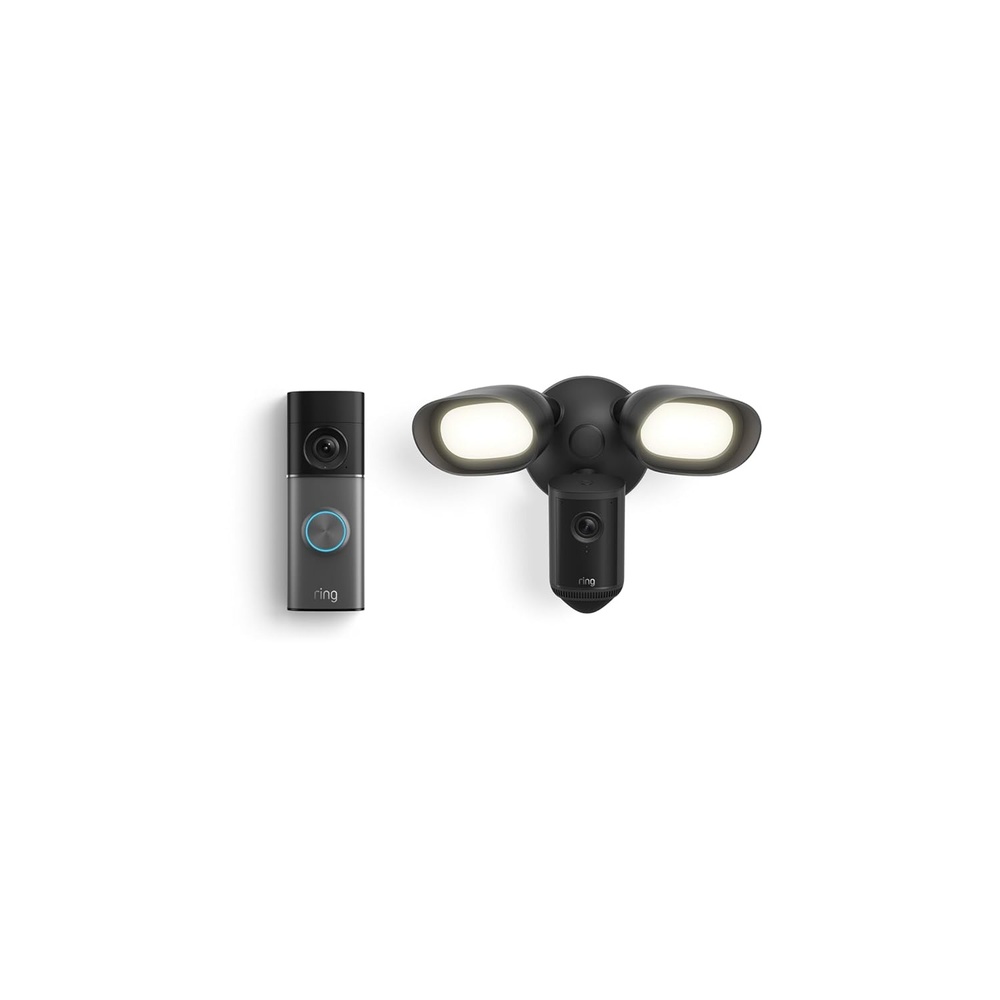 image:imageRing Wired Doorbell Pro Newest Model with Floodlight Cam Pro Newest Model Black