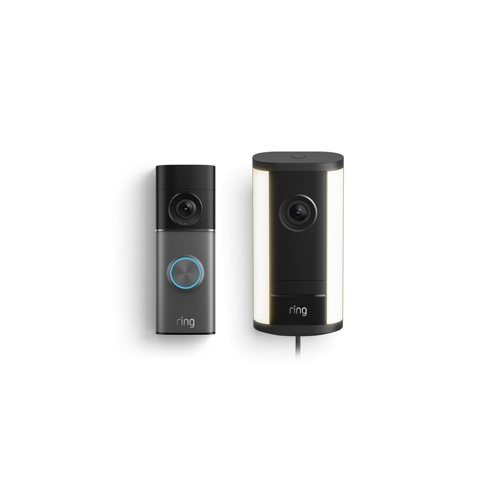 image:imageRing Wired Doorbell Pro Newest Model with Spotlight Cam Pro PlugIn Newest Model Black