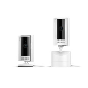 Ring Pan-Tilt Indoor Cam, White with Ring Indoor Cam (2nd Gen), White(White)