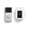 image:imageRing Battery Doorbell with Ring Spotlight Cam Plus Battery WhiteSatin Nickel